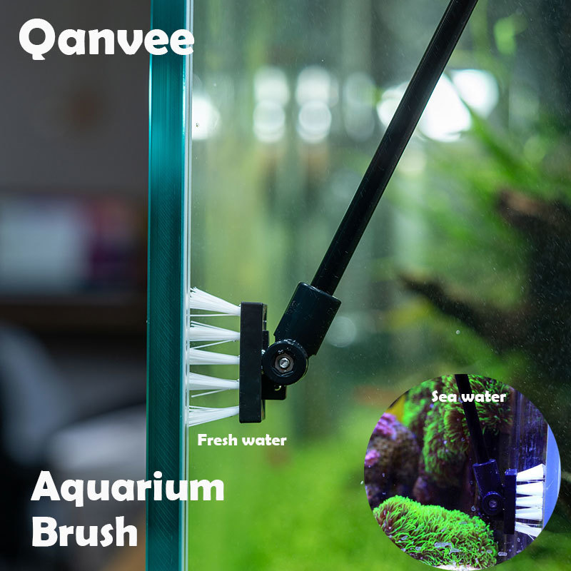 Algae Scraper Blade - ตกปลาแปรงทําความสะอาดถังน้ําทะเลสดเครื่องมือทําความสะอาดกุ้งน้ําเค็ม Aquarium อุปกรณ์เสริมทําความสะอาดถังซักผ้า
