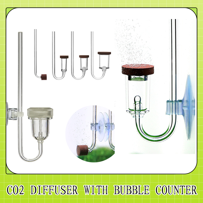 Aquarium Mini Fish - MINI CO2 Diffuser Bubble Counter Twinstar