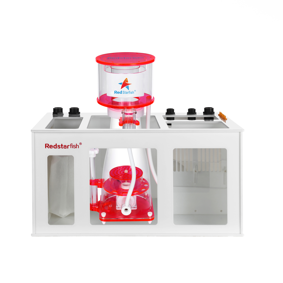 Aquarium Fish Logo - กรองซัมป์อะคริลิคสำหรับตู้ปลาทะเล HOTRed Starfish OEM LOGO สำหรับการกรองตู้ปลา