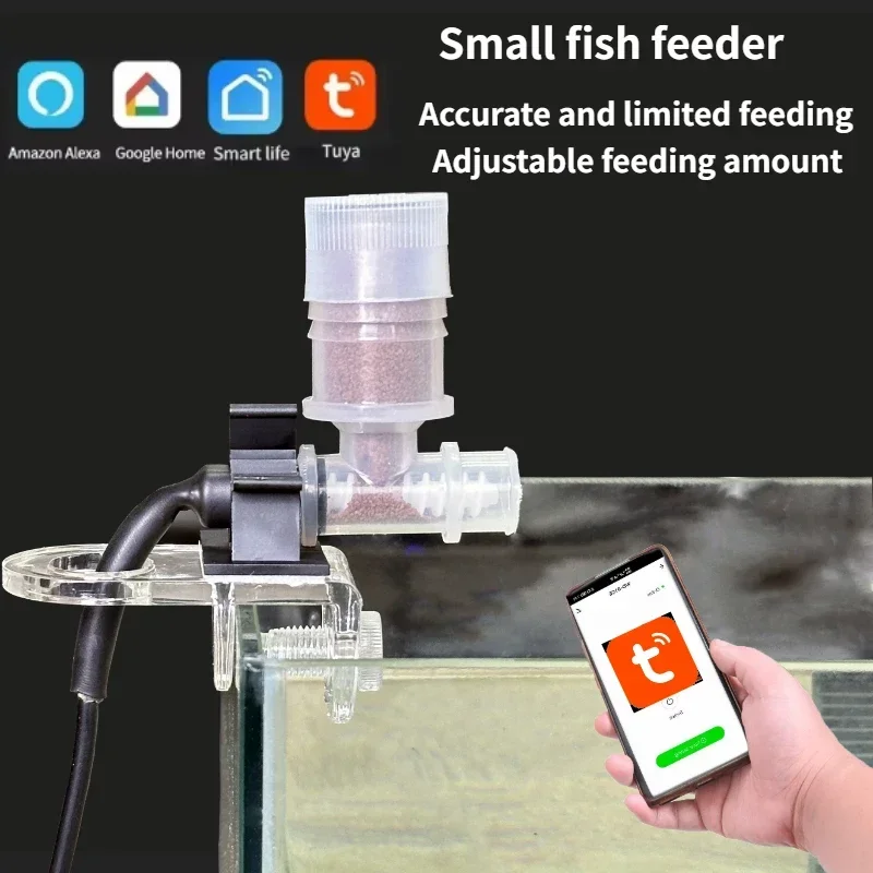 Aquarium Fish Feeder Automatic - เครื่องให้อาหารปลาอัตโนมัติที่ดีที่สุด - WiFi Smart Feeder สําหรับตู้ปลา,