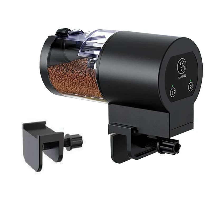 Aquarium Fish Feeder Automatic - เครื่องให้อาหารปลาอัตโนมัติ ABIY สำหรับตู้ปลา เหมาะสำหรับปลาสวยงามและเต่า