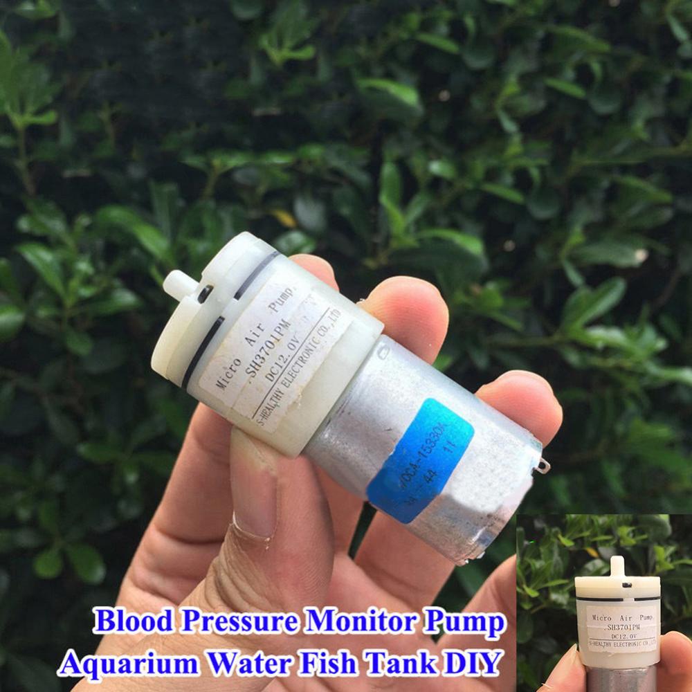 Aquarium Mini Fish - ปั๊มอากาศขนาดเล็ก DC 12V อุปกรณ์หมุนเวียนปั๊มออกซิเจนตู้ปลาตู้ปลาปั๊มสุญญากาศขนาดเล็กการไหลขนาดใหญ่ไดอะแฟรมปั๊มลมออกซิเจน