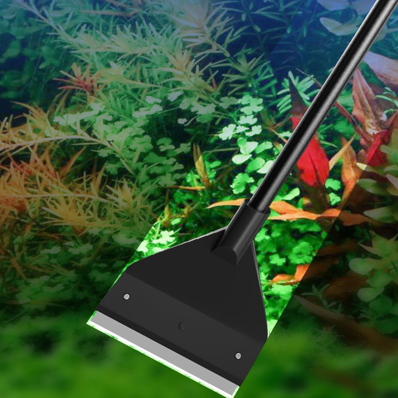 Algae Scraper Blade - เครื่องมือทำความสะอาดตู้ปลา กำจัดตะไคร่น้ำแบบแบน กำจัดตะไคร่น้ำแบบใช้คู่ ที่ขูดกระจกกำจัดตะไคร่น้ำ เครื่องมือทำความสะอาดในครัวเรือน อุปกรณ์เสริมตู้ปลา