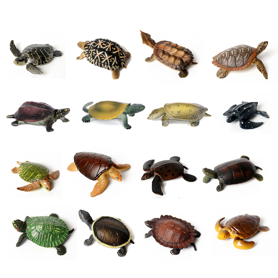 Aquarium Mini Fish - โมเดลเต่าทะเลขนาดเล็กเหมือนจริงตุ๊กตาเต่าทะเลของตกแต่งของตกแต่งตู้ปลาพิพิธภัณฑ์สัตว์น้ำ