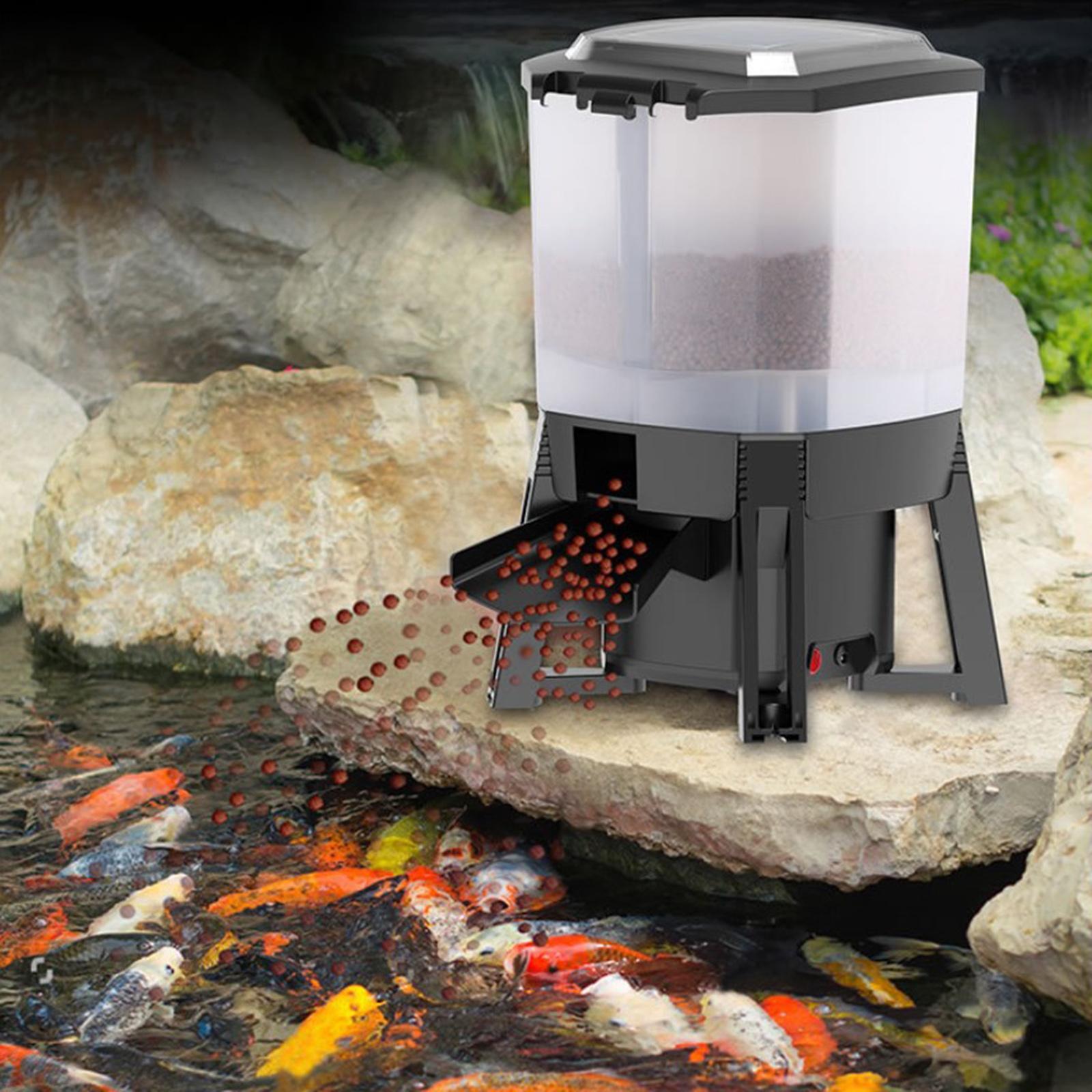 เครื่องให้อาหารปลาอัตโนมัติพลั - Aquarium Fish Feeder Automatic บทวิจารณ์และราคา