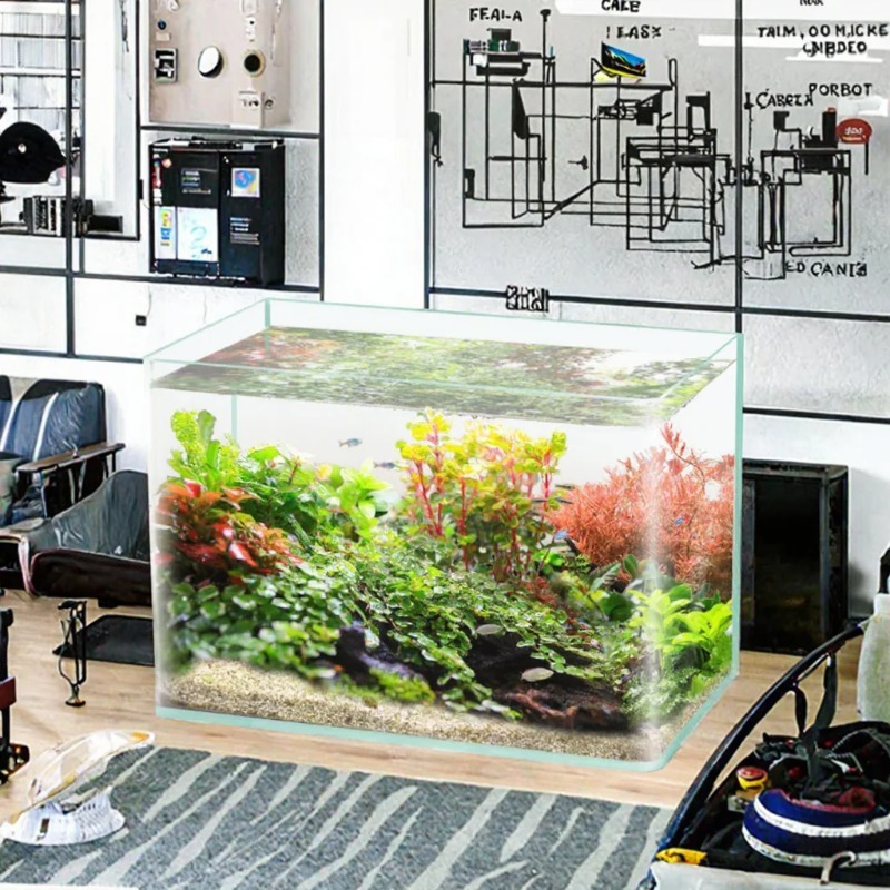 ตู้ปลาตั้งโต๊ะแบบกล่อง บรรจุภั - Aquarium Fish Glass บทวิจารณ์และราคา