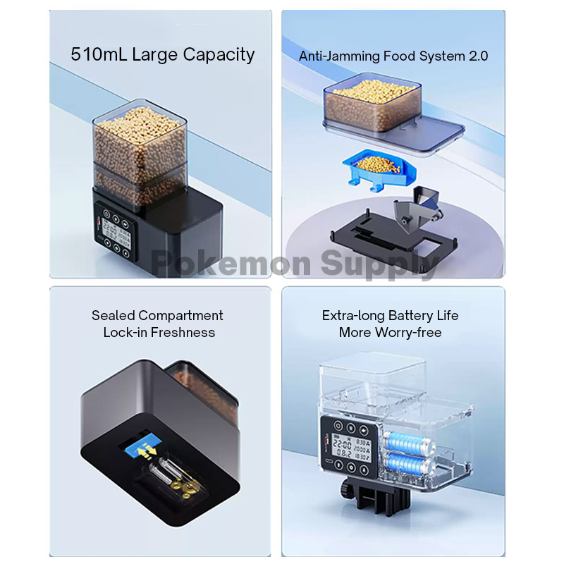 เครื่องให้อาหารปลาอัตโนมัติแบบ - Aquarium Fish Feeder Automatic บทวิจารณ์และราคา