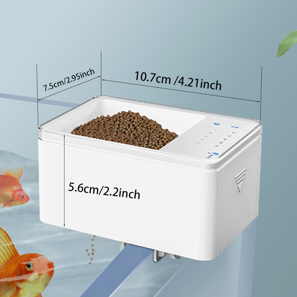 100ML ความจุขนาดใหญ่ Feeder ปล - Aquarium Fish Feeder Automatic บทวิจารณ์และราคา