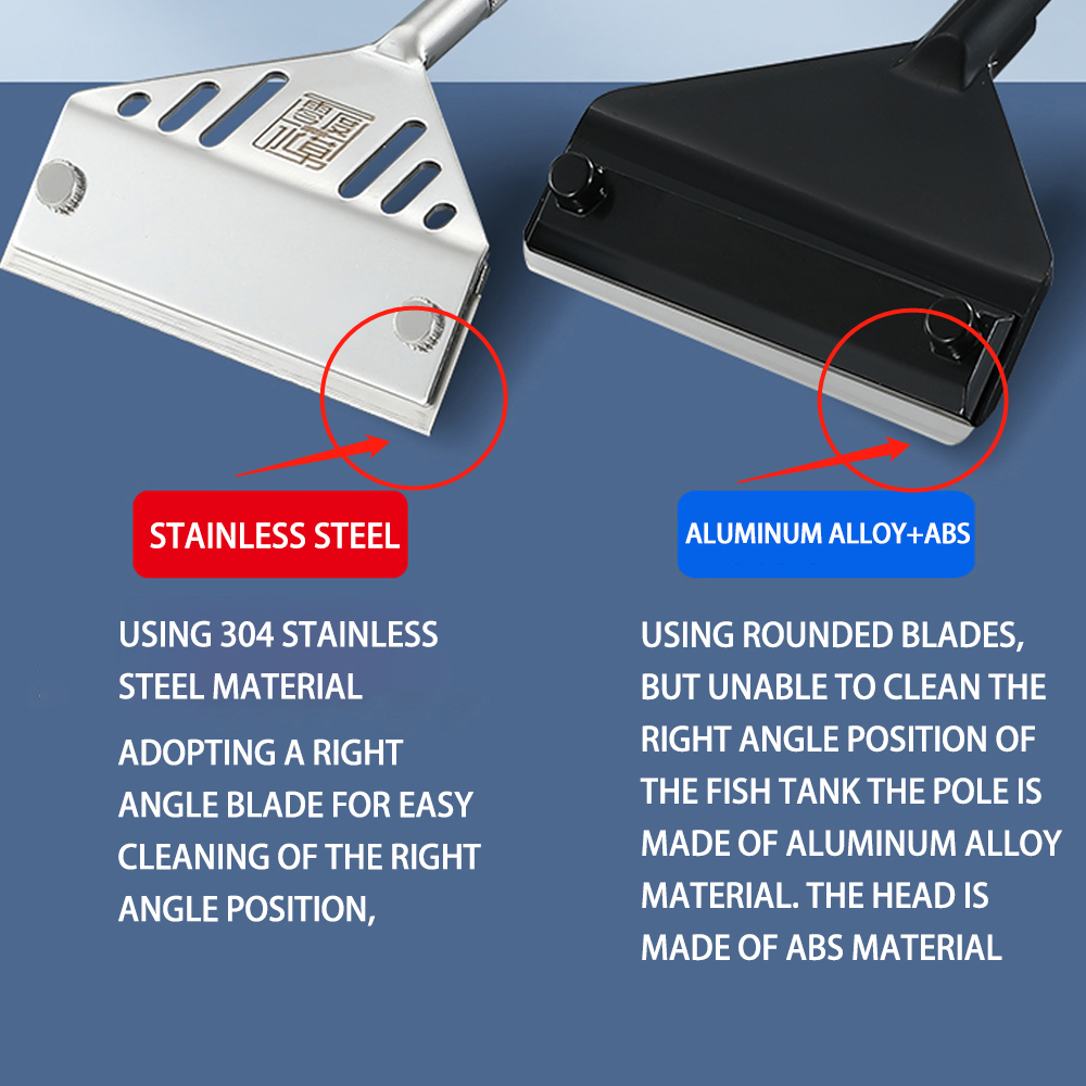 สแตนเลส Aquarium Fish TANK สาห - Algae Scraper Blade บทวิจารณ์และราคา