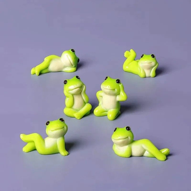 6 ชิ้นการ์ตูนมินิตลกตุ๊กตากบเค - Aquarium Mini Fish บทวิจารณ์และราคา