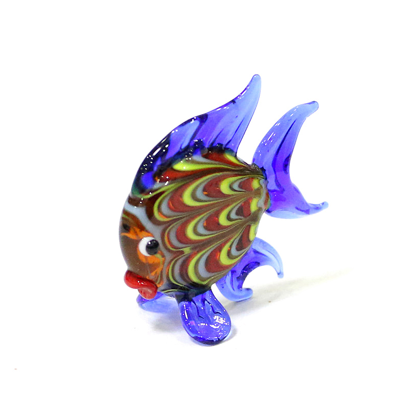 สีสัน Tropical Fish MINI Figur - Aquarium Fish Glass บทวิจารณ์และราคา