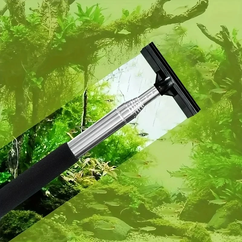 Telescopic Aquarium Scraper แป - Algae Scraper Blade บทวิจารณ์และราคา