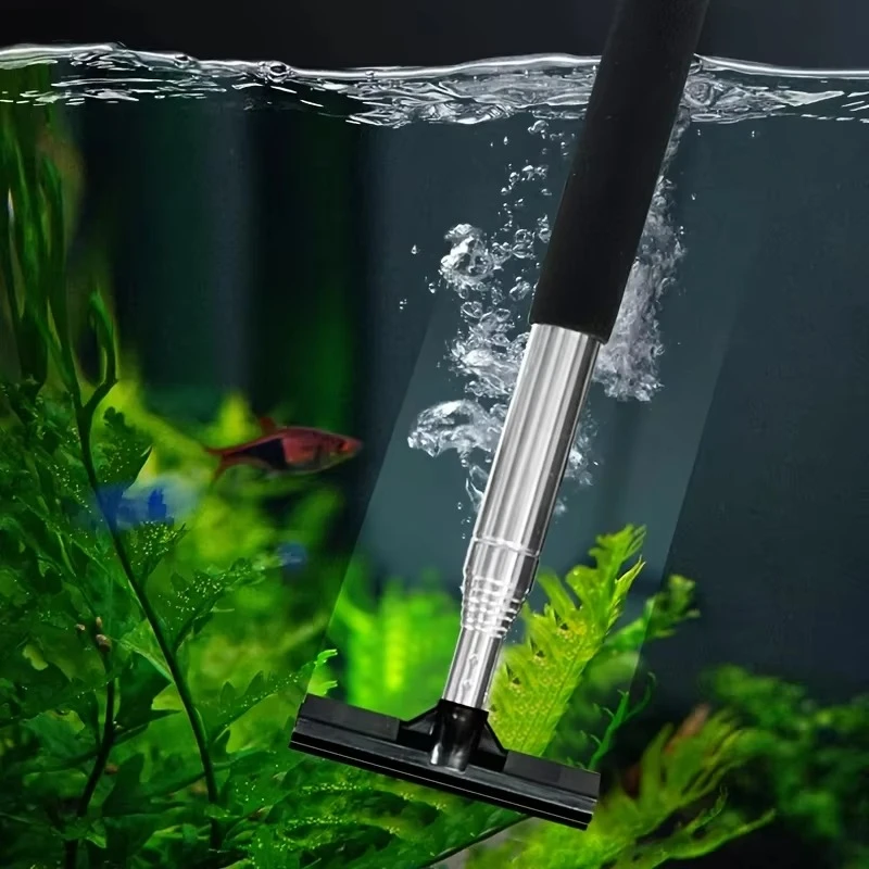 Telescopic Aquarium Scraper แป - Algae Scraper Blade บทวิจารณ์และราคา