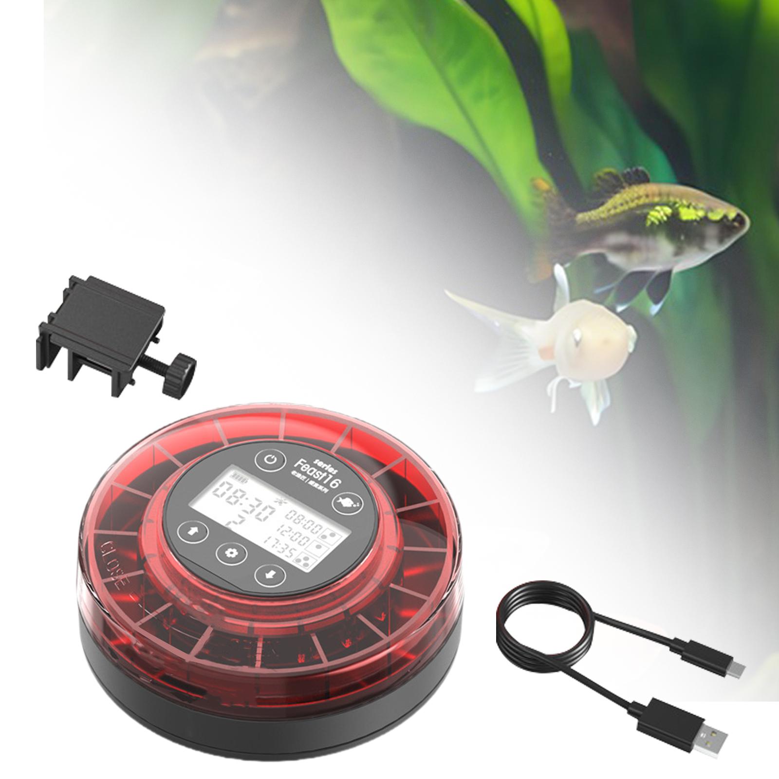 เครื่องให้อาหารปลาอัตโนมัติแบบ - Aquarium Fish Feeder Automatic บทวิจารณ์และราคา