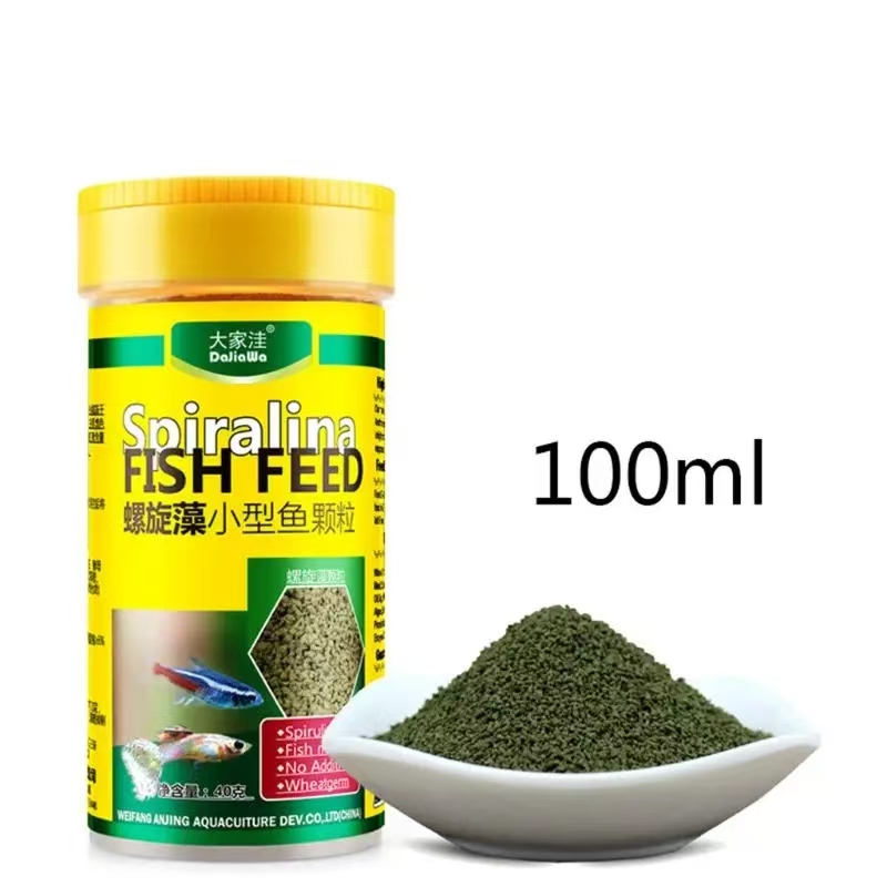 อาหารสาหร่ายสไปรูลินาสำหรับปลา - Aquarium Fish Eggs บทวิจารณ์และราคา