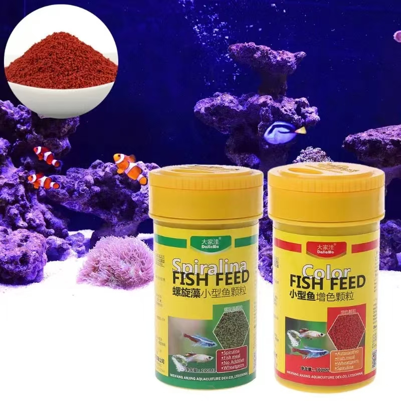 อาหารสาหร่ายสไปรูลินาสำหรับปลา - Aquarium Fish Eggs บทวิจารณ์และราคา
