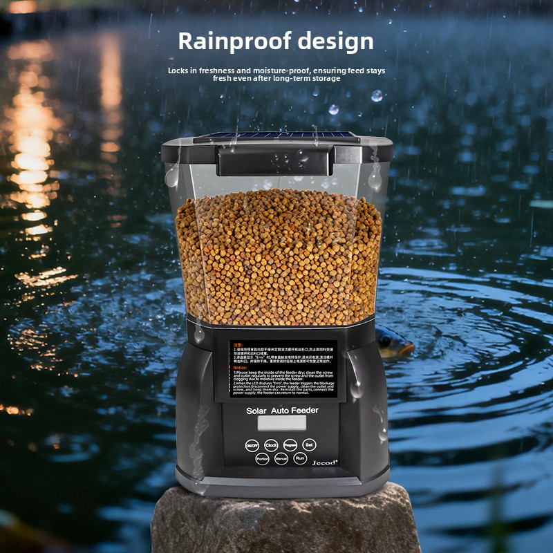 เจบาโอ โซลาร์ โคอิพอนด์ บ่อปลา - Aquarium Fish Feeder Automatic บทวิจารณ์และราคา