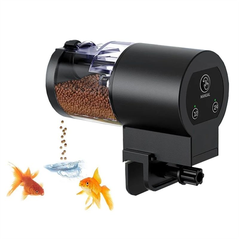 เครื่องให้อาหารปลาอัตโนมัติ AB - Aquarium Fish Feeder Automatic บทวิจารณ์และราคา