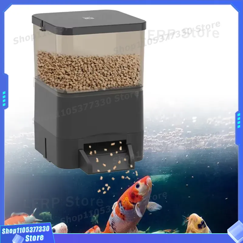 เครื่องให้อาหารปลาอัตโนมัติ EV - Aquarium Fish Feeder Automatic บทวิจารณ์และราคา