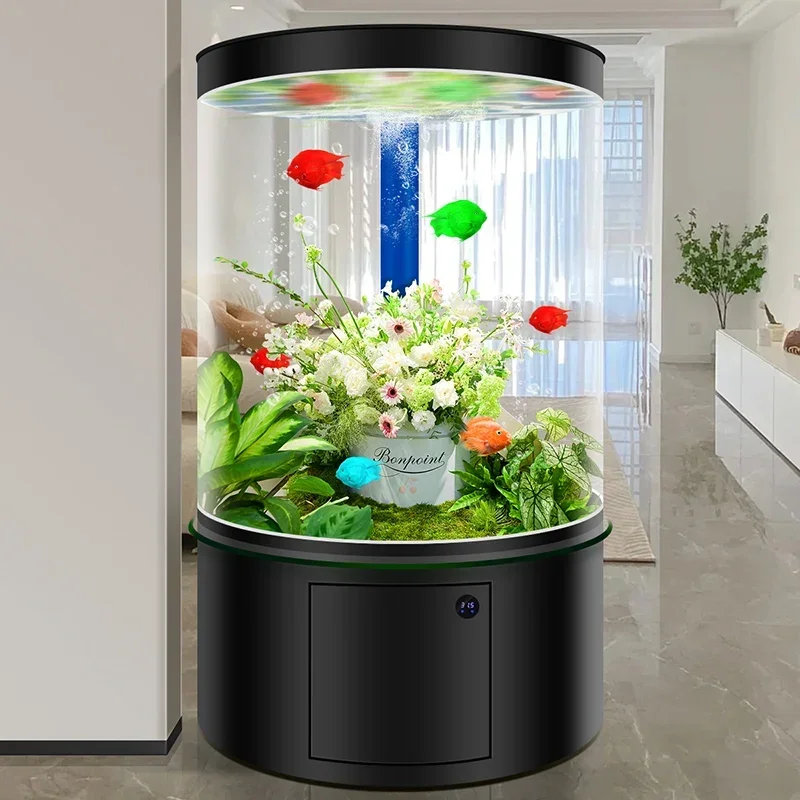 ตู้ปลาทรงกระบอกกรองด้านล่าง แบ - Aquarium Fish Glass บทวิจารณ์และราคา