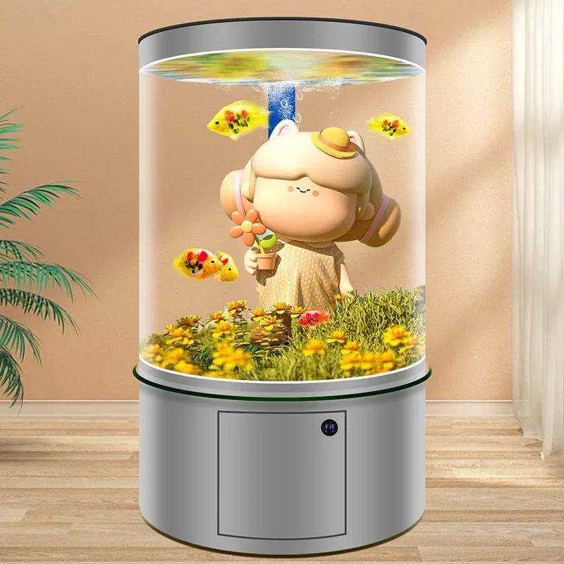 ตู้ปลาทรงกระบอกกรองด้านล่าง แบ - Aquarium Fish Glass บทวิจารณ์และราคา