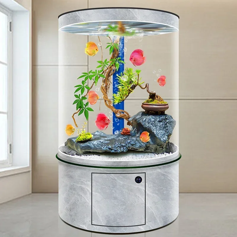 ตู้ปลาทรงกระบอกกรองด้านล่าง แบ - Aquarium Fish Glass บทวิจารณ์และราคา